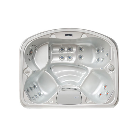 Садове джакузі SPA516 White Pearl з антрацитовим корпусом 170x210 см - компактна розкіш у вашому саду