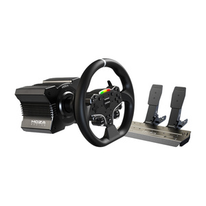 Gaming set - R5 base + ES steering wheel + SRP-Lite pedals + Moza Racing R5 RS20 clamps (PC)