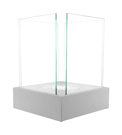 Автономний камін на біоетанолі Sunset Garden Mini сірий матовий - компактний, екологічний камін на біоетанолі, ідеально підходить для невеликих приміщень