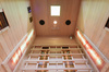 Sauna de infrarrojos con piedras de sal del Himalaya MO-EA2R | Wellness | Relax | SPA | Madera Termotratada | Madera Natural