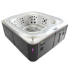 Hagejacuzzi SPA406 250x230 cm – luksuriøst spabad for 7 personer