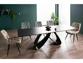 Stół Samanta Ceramic Czarna Sahara