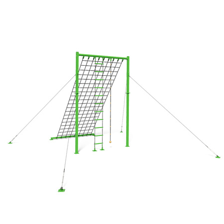 Outdoor Rope Ladder with Net KF907.17 – wojskowa drabinka linowa z siatką