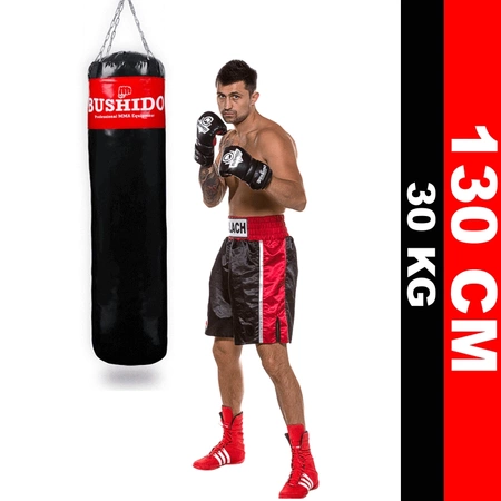 130 cm / 30 kg - SACO DE BOXEO BUSHIDO 30 KG
