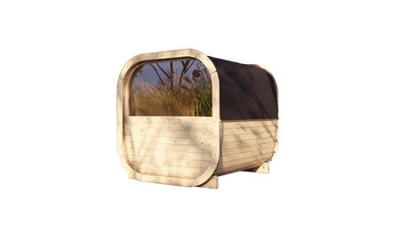 Sauna zewnętrzna Eke 220 dla 4-6 osób / Piec elektryczny lub Opalany Drewnem Harvia / Wysokiej Jakości Świerk Nordycki ( Sosnowe Drewno Termiczne) | Wellness | Relaks | SPA | Wellness | Relax | SPA | Nordycki Styl | Drewno Termiczne