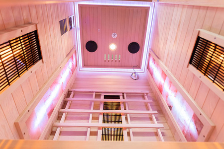 MO-RL1S Infrasarkanā sauna ar sāls akmeni | Wellness | Relax | Spa | Luxury Relaxation | Elegants minimālisms