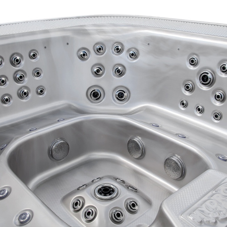 Dārza džakuzi SPA406 250x230 cm - grezna spa vanna 7 personām