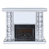 Glass Fireplace 123×38.5×91 cm – Decorative with Electric Insert