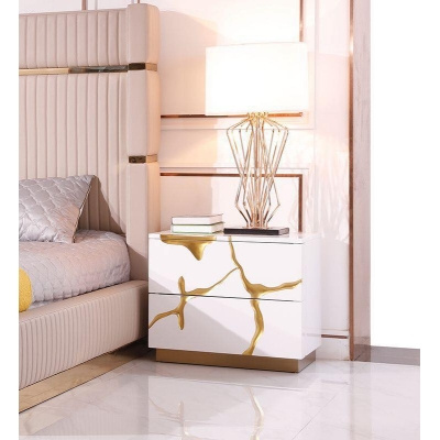 COSODER - MAGNETIC WHITE EXPRESS - MDF lăcuit + sticlă - 75 × 130 × 40 cm