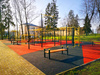 Utomhusträningsset S831.4 | Stänger | Monkey bar | Gymnastikringar | Ribbstol