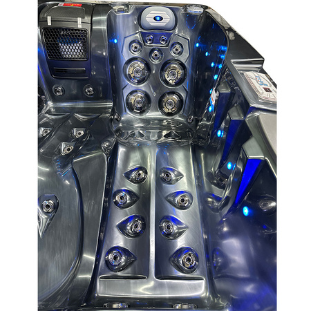 Jacuzzi de jardin SPA749 200x135 – Baignoire SPA avec jets et éclairage LED