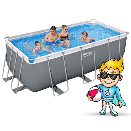 Bestway 56456N 11in1 grădină cadru piscină 412 x 201 x 122cm