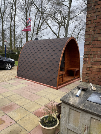 Pod 300 Garden Sauna / Harvia Electric or Wood-Burning Stove / High-Quality Scandinavian Spruce (Thermowood) | Wellness | Relax | SPA | Home SPA | Modern Design