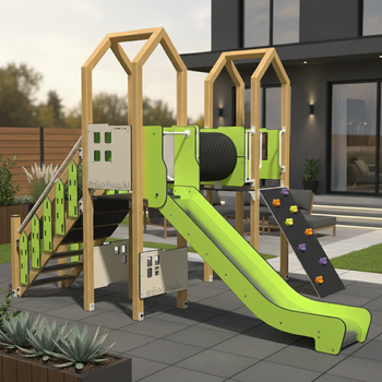 Vaikų žaidimų aikštelė-Climbing House žaidimų aikštelės kompleksas