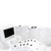 Utomhusjacuzzi för 6 personer – lyxigt SPA-badkar med hydromassage