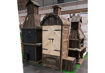 Concrete Garden Smoker ZEFIR – Modern Garden Smoker Made of Concrete