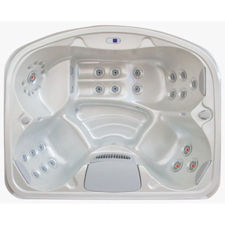 Dārza džakuzi SPA516 White Pearl ar antracīta korpusu 170x210 cm - kompakta greznība jūsu dārzā