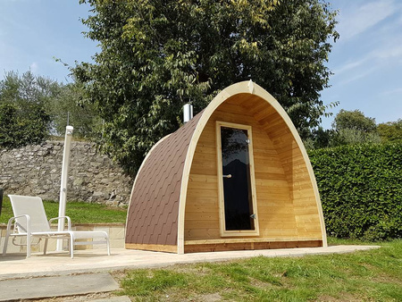 Pod 300 Garden Sauna / Harvia Electric or Wood-Burning Stove / High-Quality Scandinavian Spruce (Thermowood) | Wellness | Relax | SPA | Home SPA | Modern Design