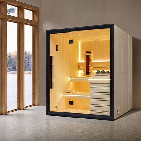 Sauna intérieure OFS07-1 – Sauna sèche avec chauffage infrarouge