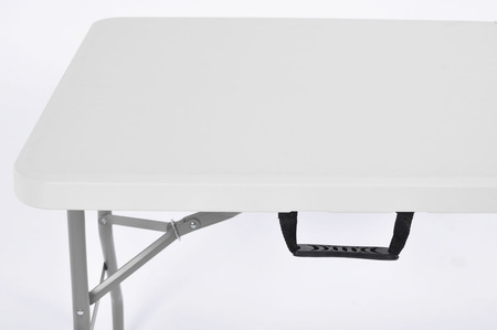 Klappbarer Cateringtisch, Länge 240 cm – weiß