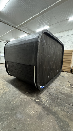 Klaar buitensauna voor 4-6 personen - Nieuwe Rainbow-collectie / Alleen elektrische verwarming / Hoogwaardig Noord-Europees sparrenhout | Wellness | Ontspanning | SPA | Wellness | Ontspanning | SPA | Noord-Europese stijl | Thermisch hout