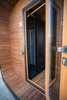 Sauna de jardin moderne CUBE MODERNO PLUS SC - extérieur avec fonction relaxation