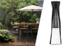 Heizstrahler Schirm Gasheizer 13 kW Silberglas für Garten Terrasse Reduzierschlauch Abdeckung MultiGarden