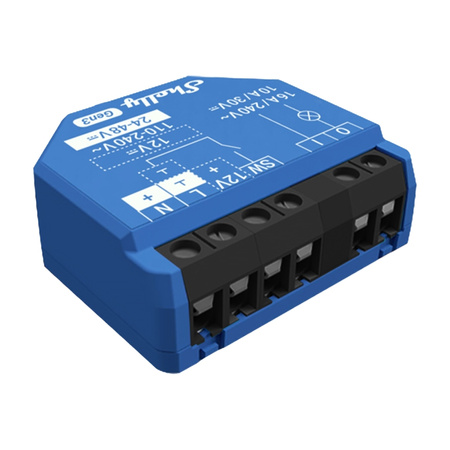 Набір з 4 контролерів WiFi/Bluetooth Shelly 1 Gen3