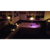 Carmen 631 LH Left White Hydromassage Bathtub with Heater 180x120 cm – Luxury SPA Bathtub
