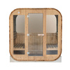 MO-2118 SQUARE dārza sauna 210x180x210 cm - moderna āra sauna dārzam, egles koks, relaksācijai un labsajūtai