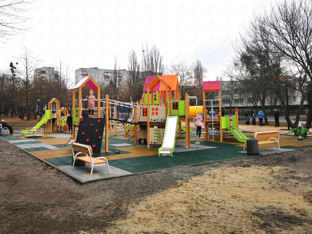 Igralna garnitura LK101GN - Večnamenska igralna garnitura za otroke