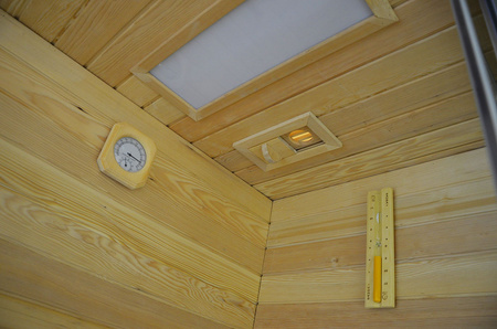 MO-1751W left TRIO, sauna secca, sauna a vapore e cabina doccia 180X110X223CM