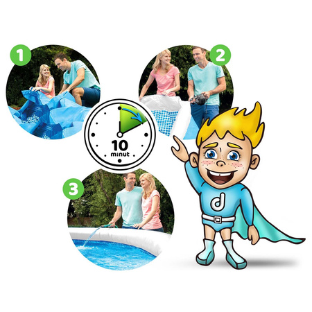 Bestway piepūšamais bērnu baseins 244 x 61 cm 57448