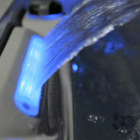 Dārza džakuzi SPA566 200x200 cm - luksusa spa vanna ar burbuļvannu dārzam un terasei