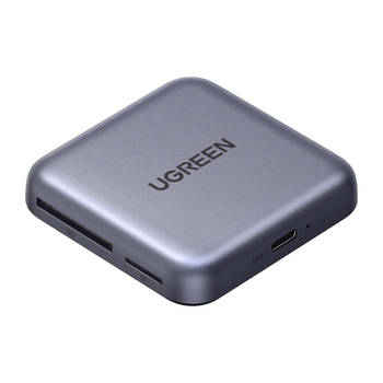 Ugreen CM898 Adaptateur / lecteur de cartes 3-en-1, USB-C, MagSafe, SD/TF (noir)