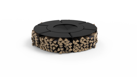 Braciere da giardino Loop 2m – Braciere in acciaio