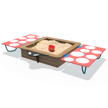 Bac à sable « Soleil » T314-RC – jeu sécurisé et créatif dans le sable