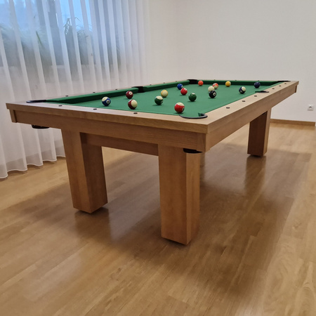 Tavolo da Biliardo Gary – Straordinario 3‑in‑1: Biliardo, Tavolo da Pranzo e Ping‑pong