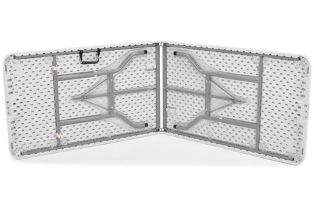 Mesa dobrável para catering, comprimento 240 cm - branca