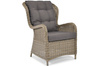 SONATA Exclusive Armchair with Footrest | Comfortable garden armchair, modern style, for patio and balcony