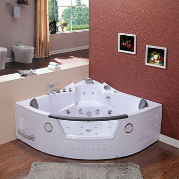 Wanna z Hydromasażem z Podgrzewaczem ORINO 632BH Biała 157x157 cm – Nowoczesna Wanna SPA