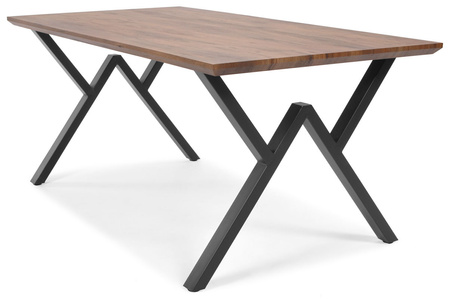 Jedilna miza PORTLAND 180 cm - temno rjava