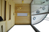 MO-1751W TRIO DERECHO, sauna seca, sauna de vapor y cabina de ducha 180X110X223CM | Lista para Montar | Madera Natural
