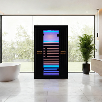 Sauna Seca OFS06A-3-1 – Sauna Finlandesa para el Hogar / Sala de Sauna Eléctrica Infrarroja