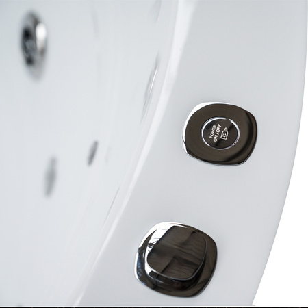 Della 916 Hydromassage-kylpyamme, jossa on kotelo 170x170 cm - Moderni kylpyamme Kylpyhuone Spa-kylpyamme