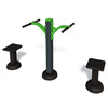 Twister SM114-S – Station double extérieure pour renforcer la ceinture abdominale et la rééducation