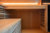 MO-SS2016H Dry sauna with HARVIA 8 kW heater | Thermo Wood | Natural Wood