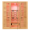 MO-RL4ST Sauna de infrarrojos con piedra de sal + turmalinas | Wellness | Relax | SPA | Minimalismo Elegante | Relajación de Lujo