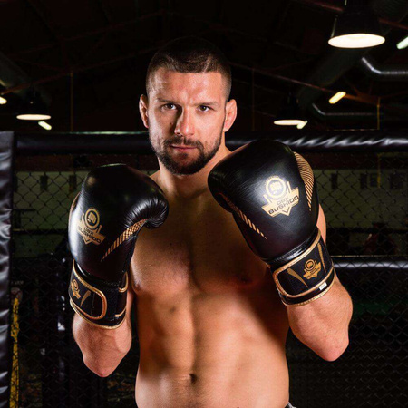 Boksa cimdi no dabīgās ādas B-2v13