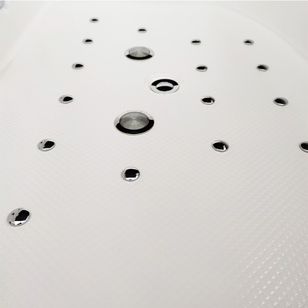 Whirlpool-Badewanne SUPREMA 664 weiß 185x110 cm – Luxus und Entspannung im modernen Stil